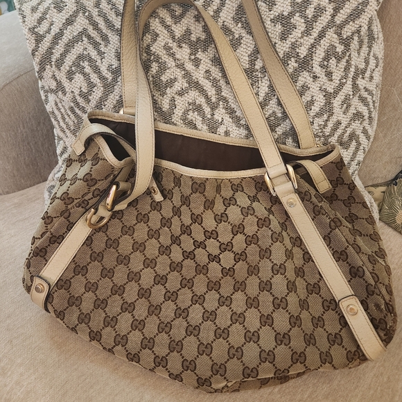 Gucci canvas abbey tote large - Picture 9 of 13